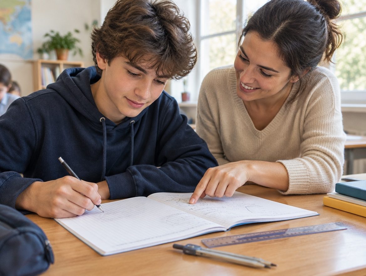 Mathématiques  BREVET; Préparation du passage de l’examen, par la méthode « dit de la transposée »