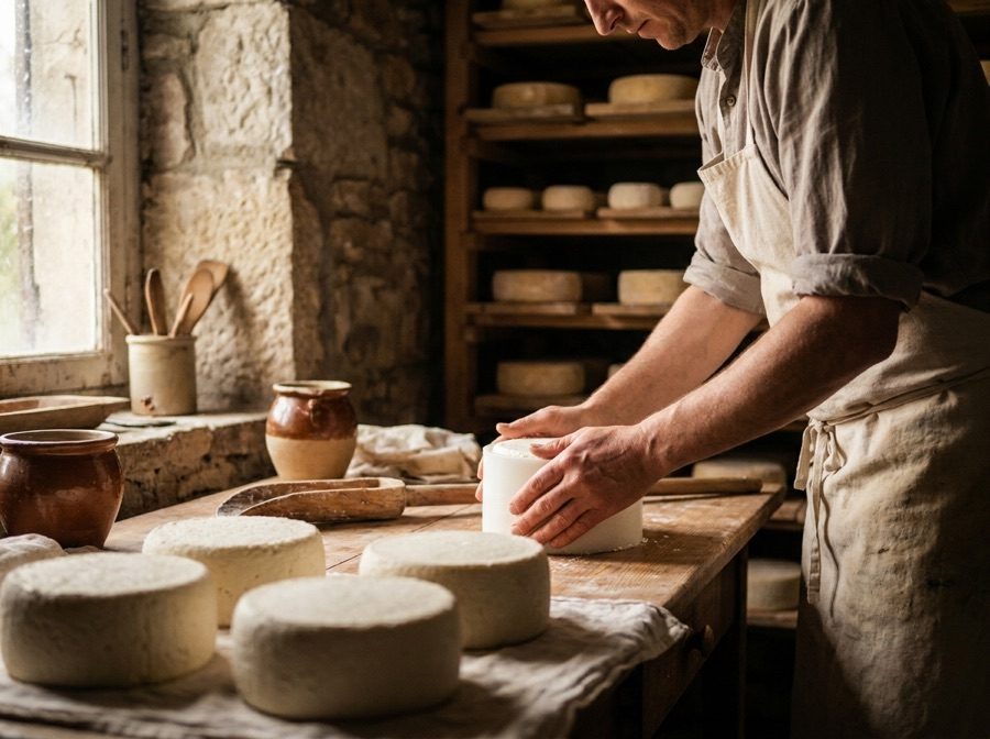 Fabrication de fromage artisanal Bio